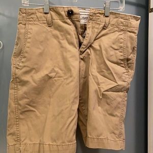 Khaki Shorts by American Eagle Outfitters.